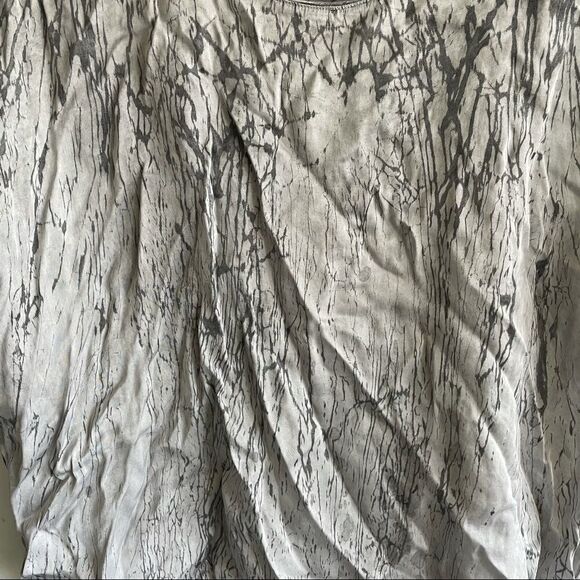 STARK X Silk Lagenlook High Low Blouse Grey S - Picture 7 of 8